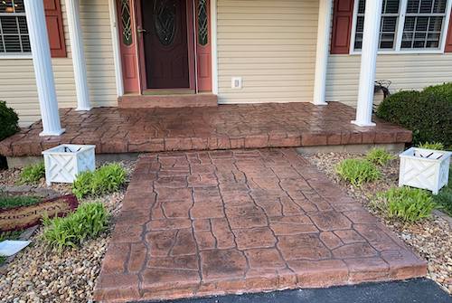Front patio | Stained & Stamped Indianapolis